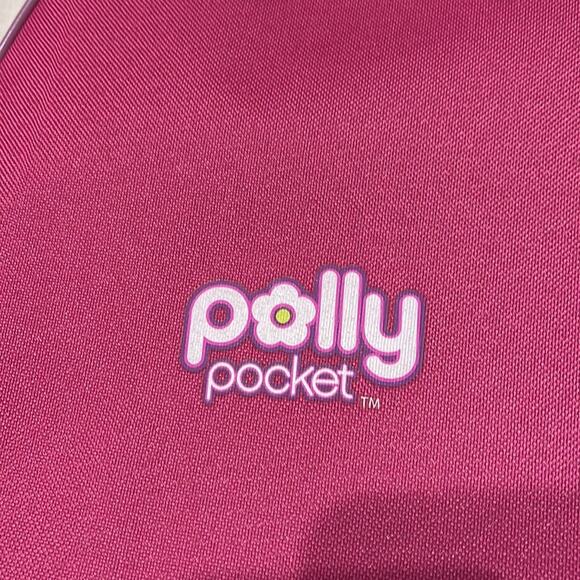 Polly pocket  zip open carry bag case pink yellow - Picture 11 of 12